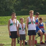 The U15 boys bronze medalists
