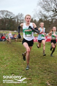 Keely Hodgkinson 9th U15 National XC Champs 2017